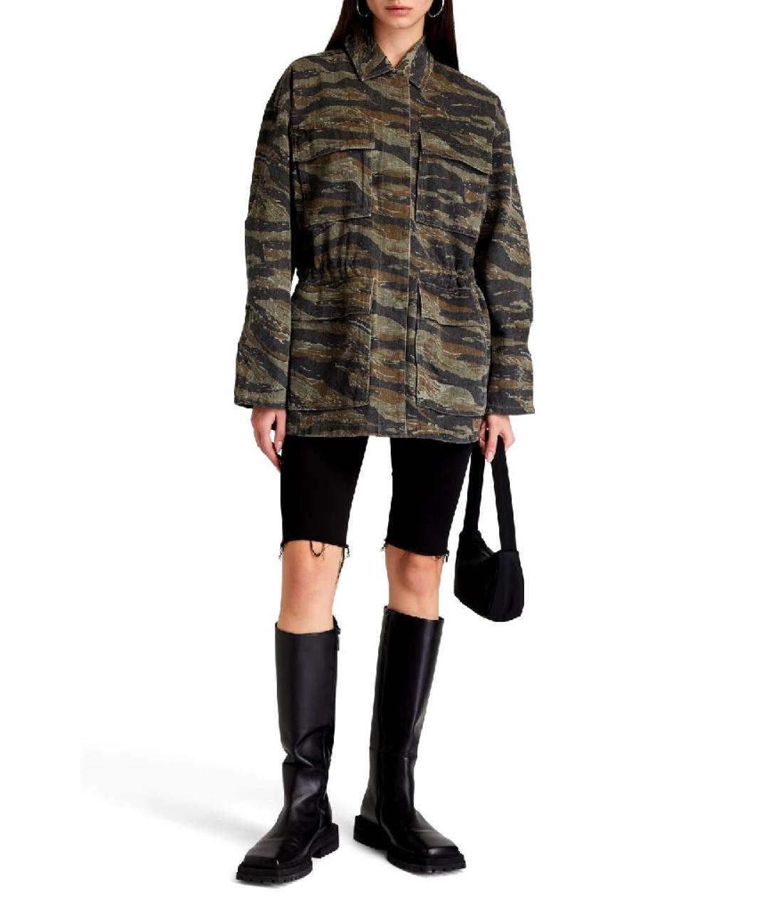 ALEXANDER WANG Зеленая хлопковая парка, фото 5