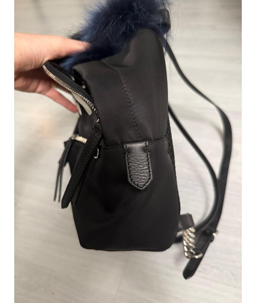 FENDI Черный рюкзак, фото 4