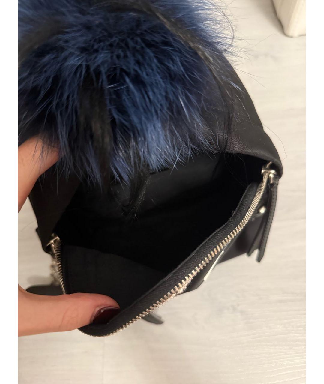 FENDI Черный рюкзак, фото 8