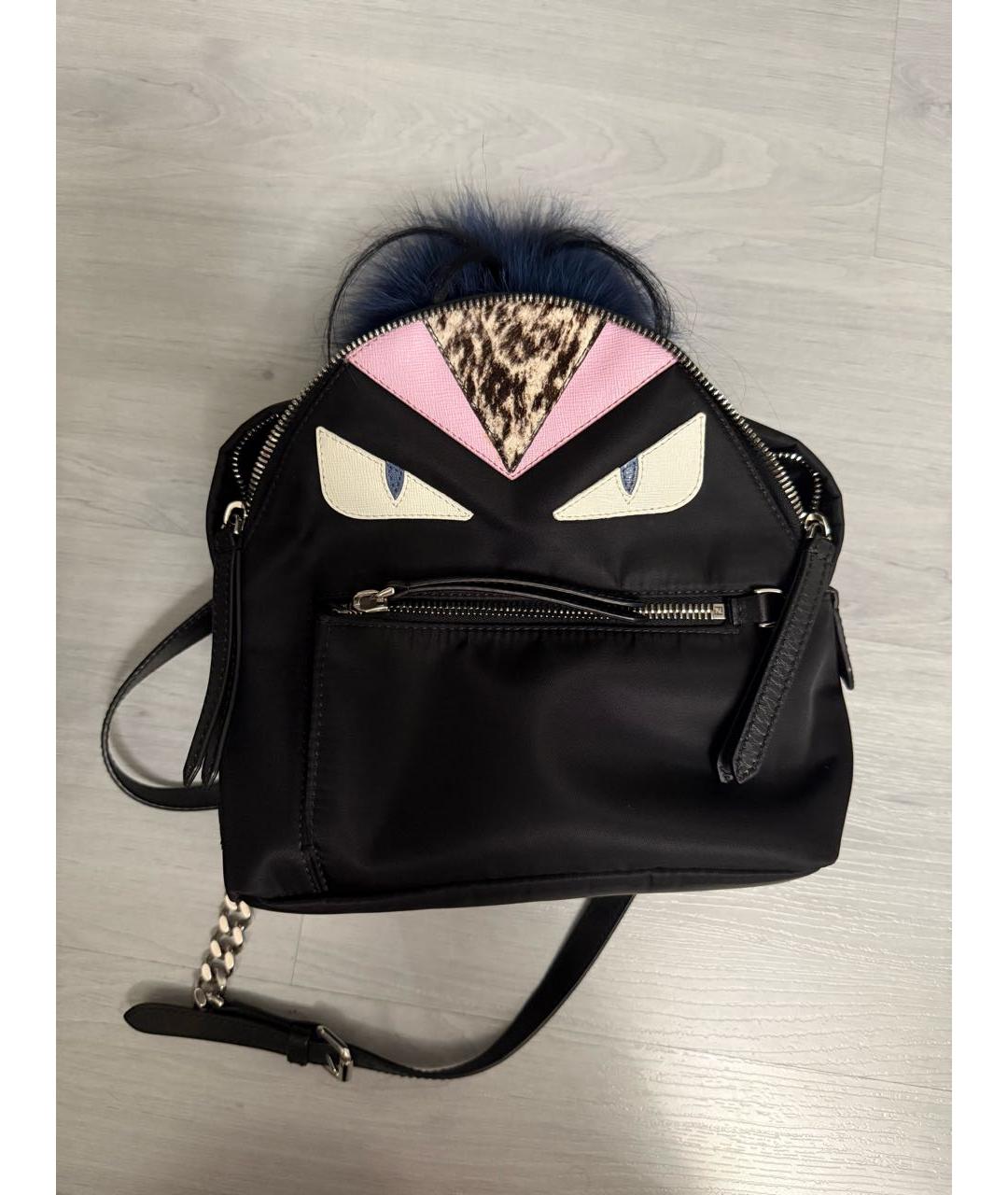 FENDI Черный рюкзак, фото 9