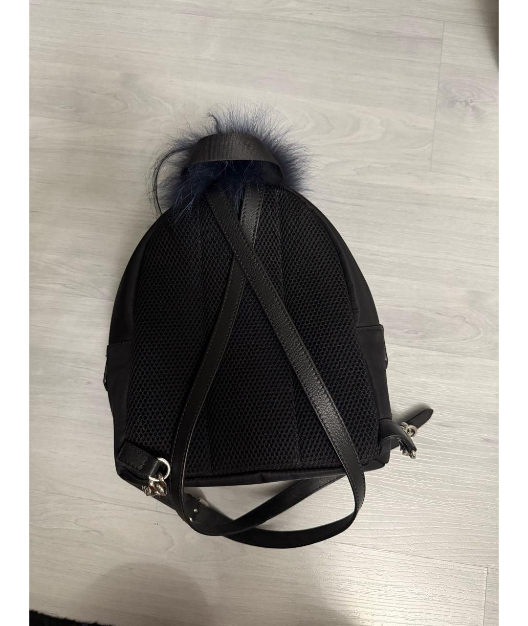 FENDI Черный рюкзак, фото 2