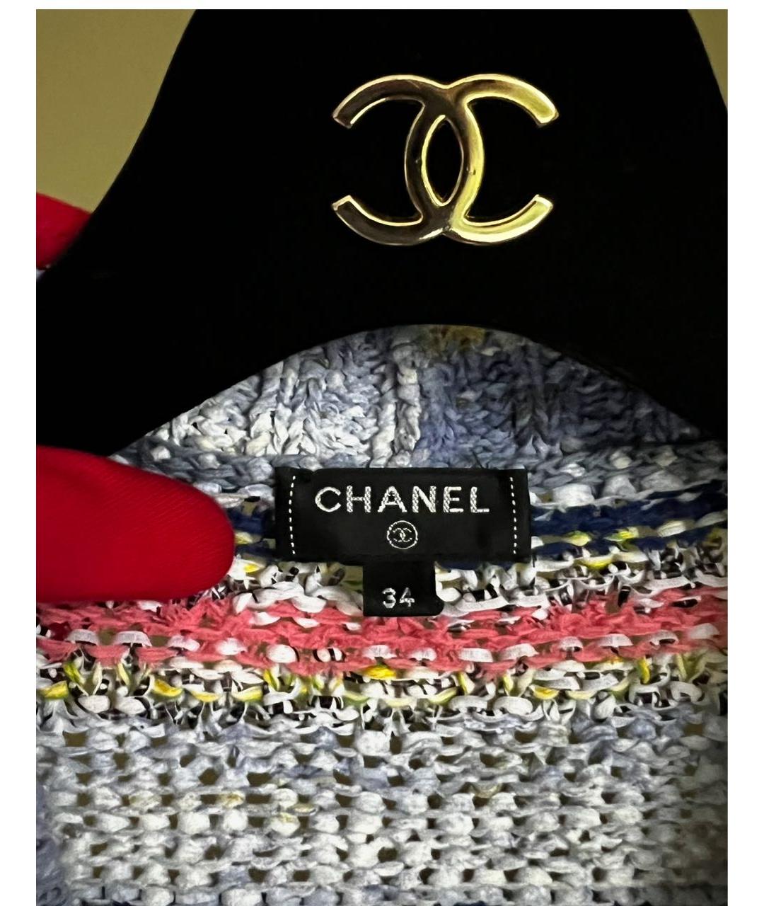 CHANEL Синий кардиган, фото 6
