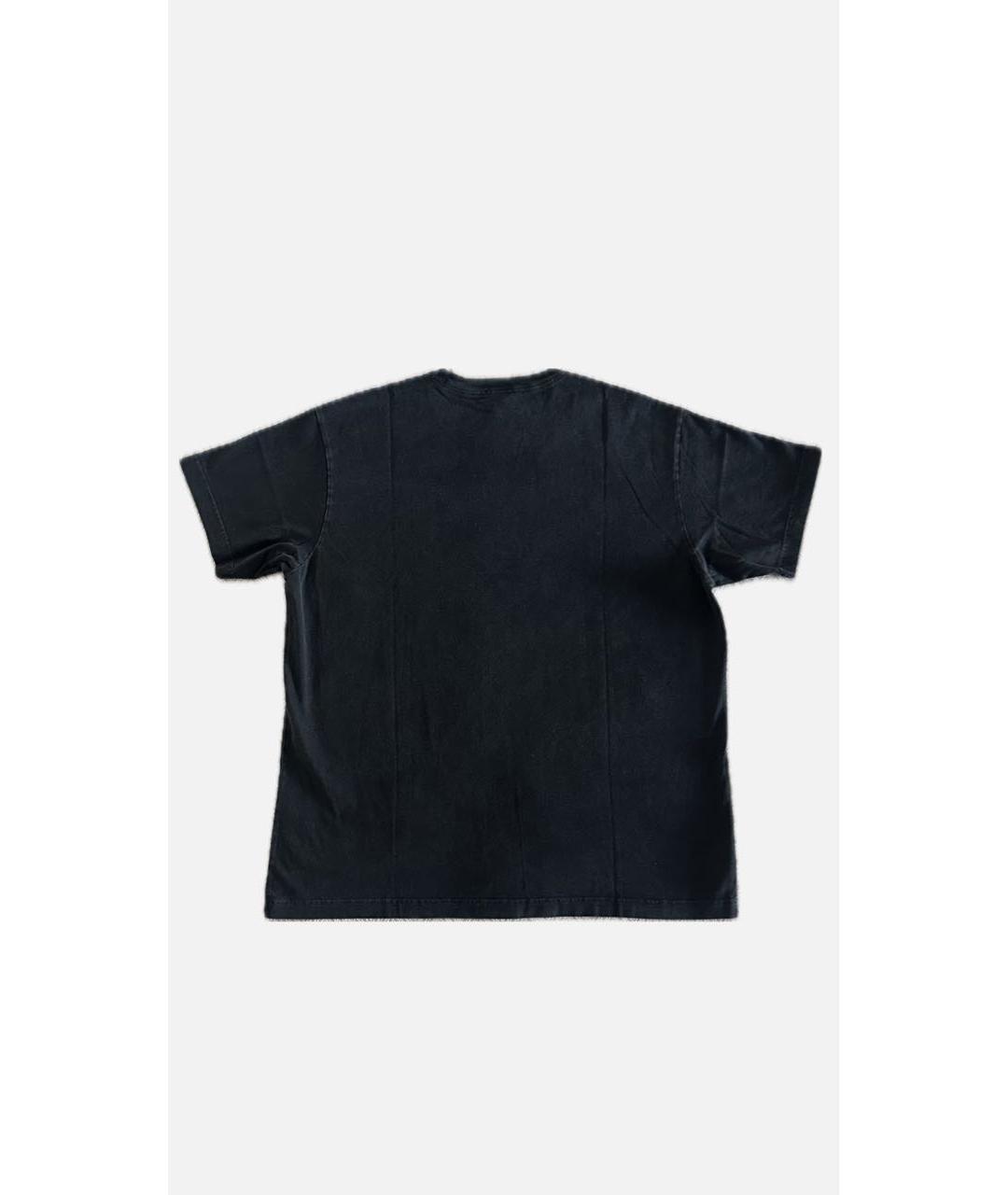 KITH Черная хлопковая футболка, фото 2