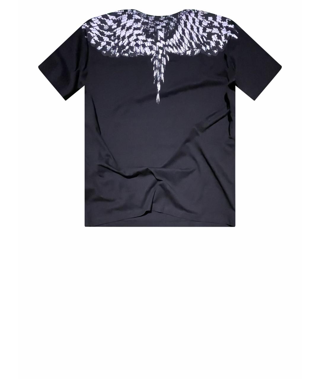 MARCELO BURLON Черная хлопковая футболка, фото 1