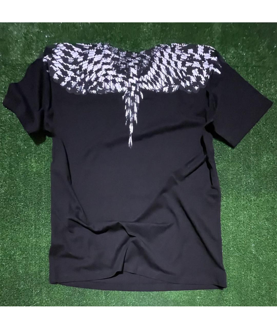 MARCELO BURLON Черная хлопковая футболка, фото 9