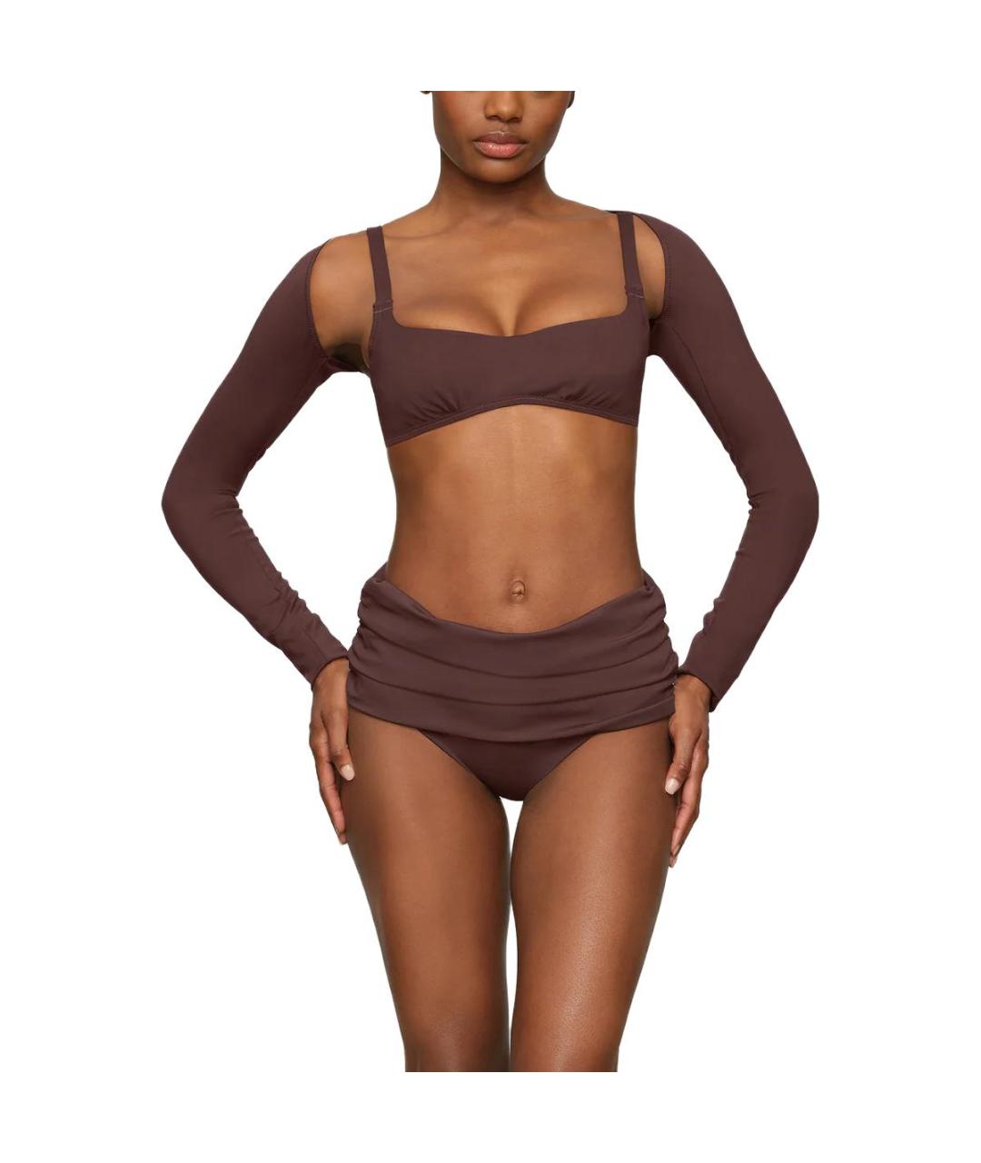SKIMS Коричневый купальник, фото 2