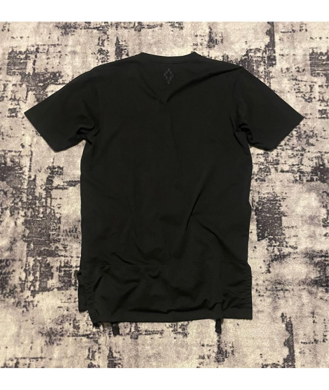 MARCELO BURLON Черная хлопковая футболка, фото 3