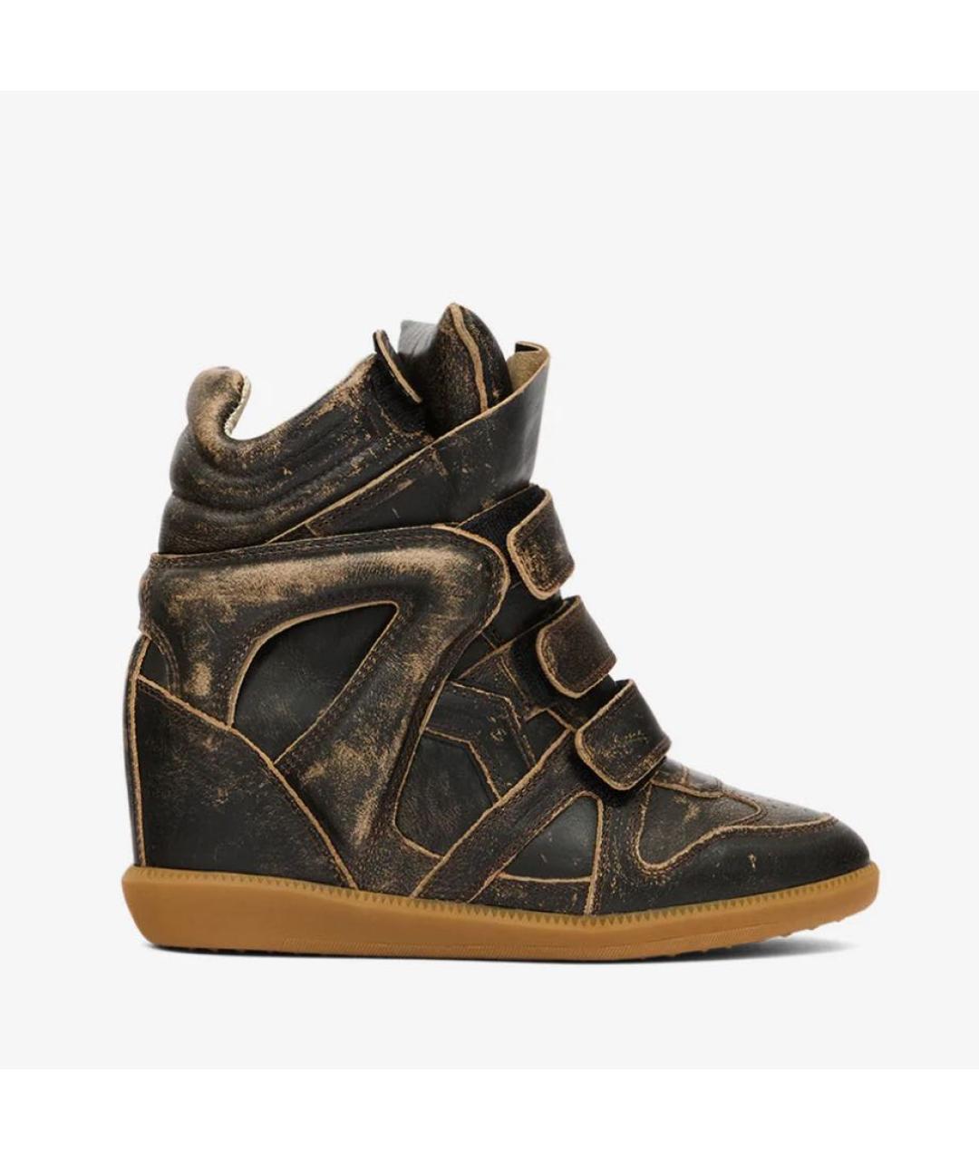 ISABEL MARANT Черные кожаные ботильоны, фото 5