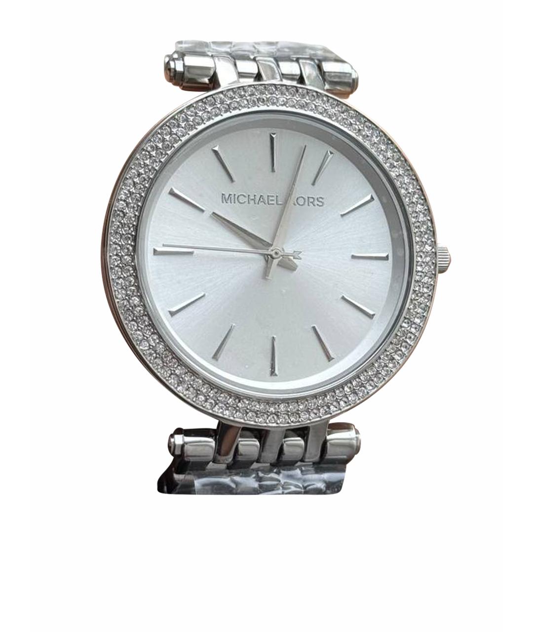 MICHAEL KORS Серебряные металлические часы, фото 1