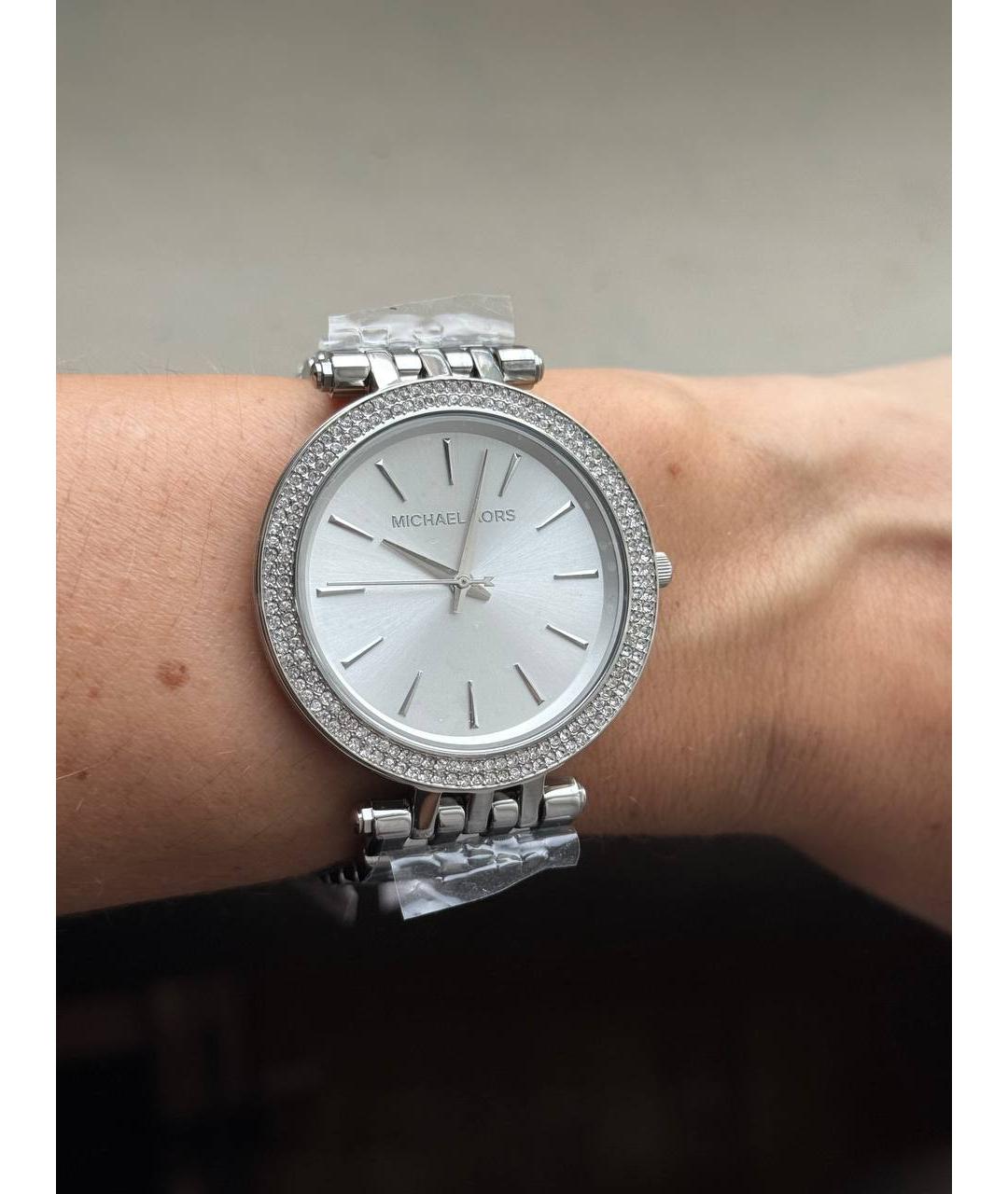 MICHAEL KORS Серебряные металлические часы, фото 3