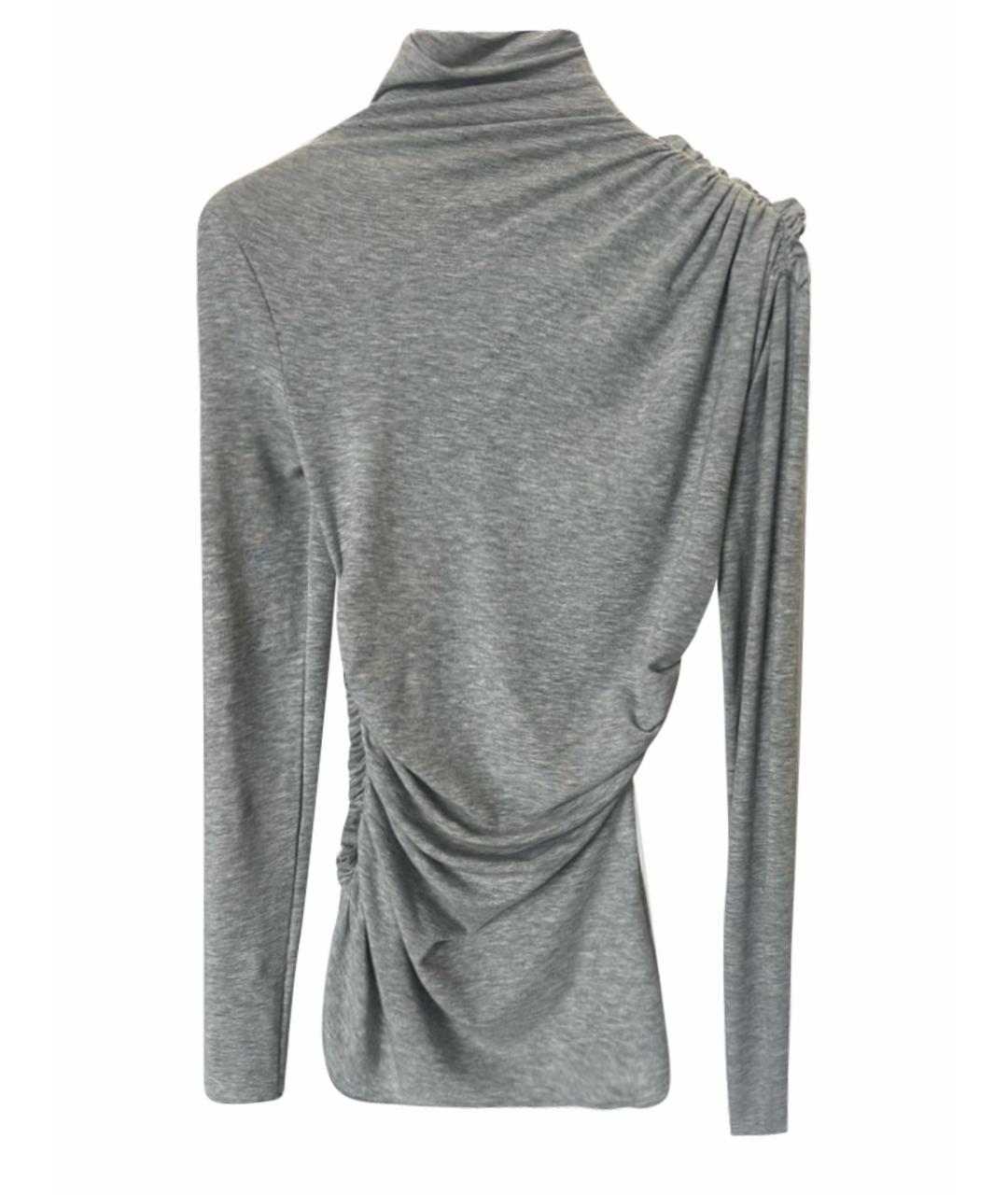 ATLEIN Серая хлопко-эластановая водолазка, фото 1
