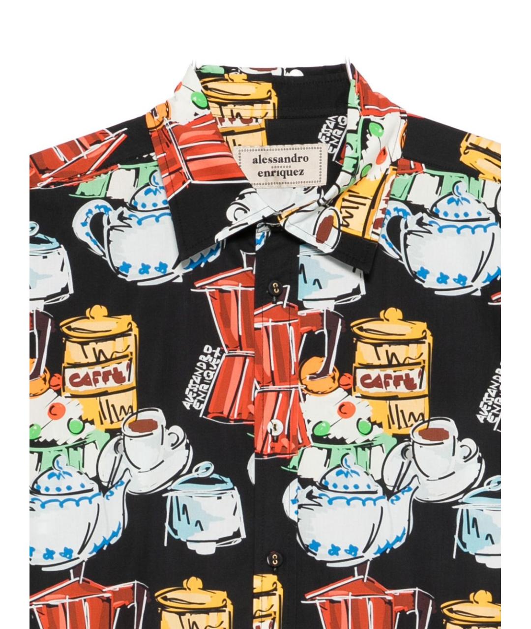 ALESSANDRO ENRIQUEZ Мульти рубашка, фото 2