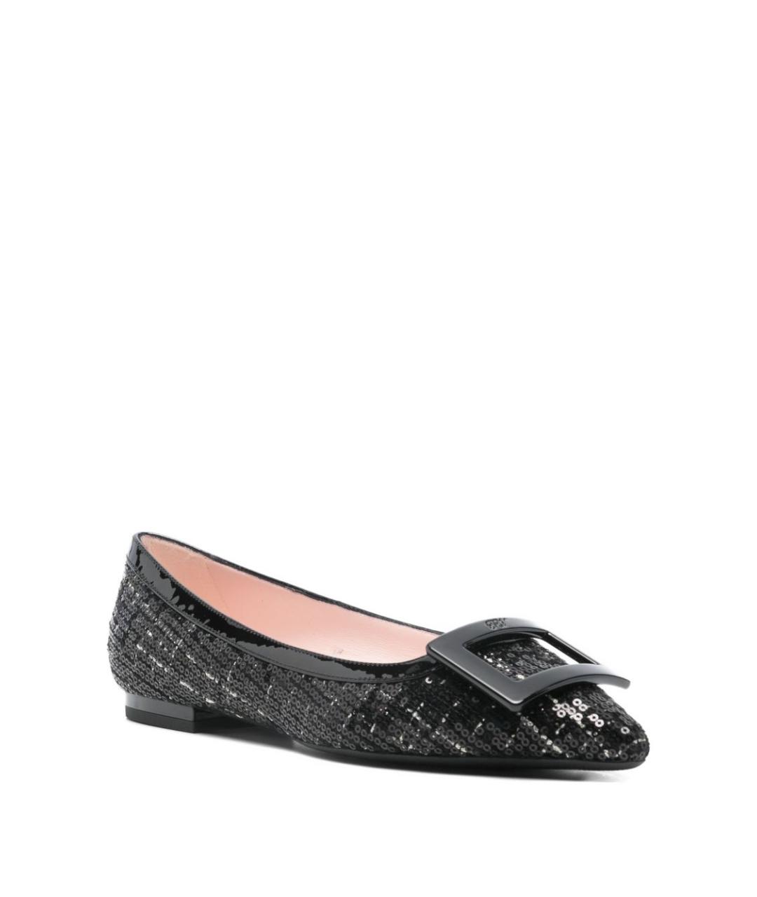 ROGER VIVIER Черные балетки, фото 4