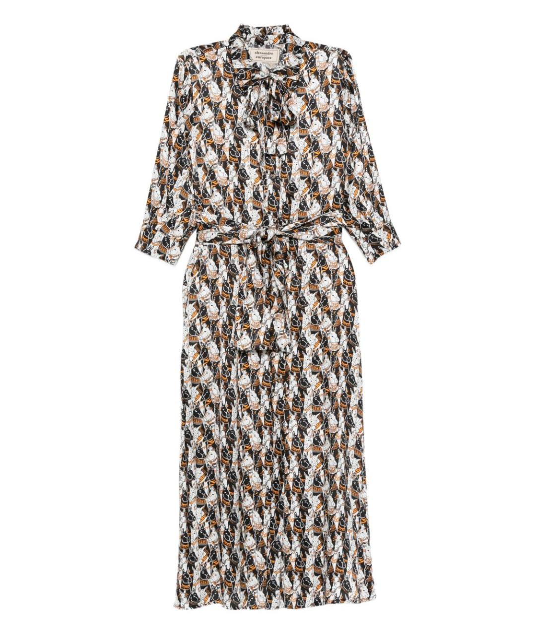 ALESSANDRO ENRIQUEZ Мульти повседневное платье, фото 1