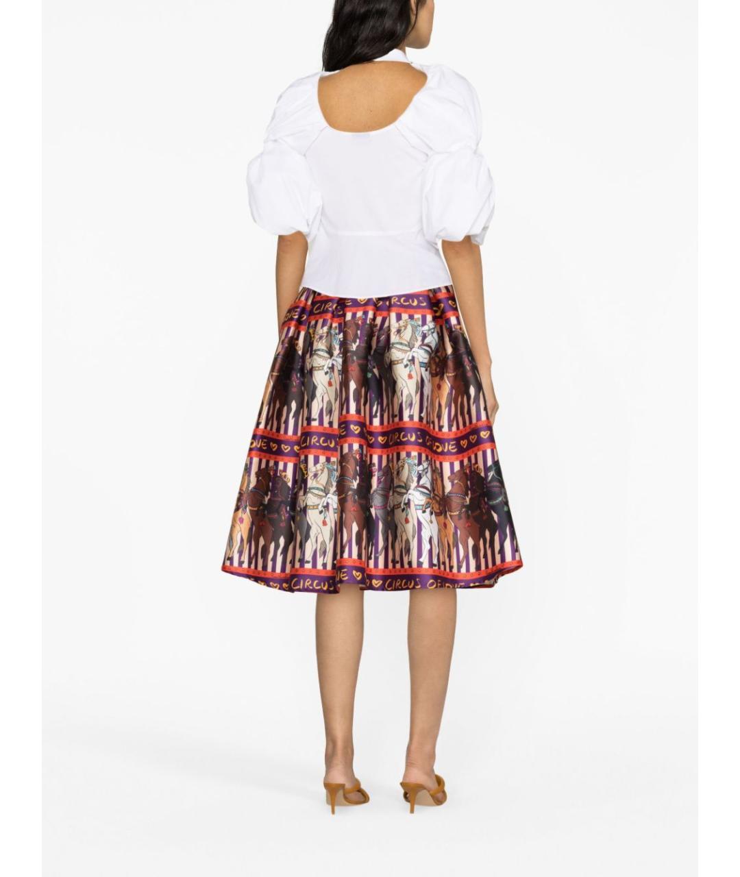 ALESSANDRO ENRIQUEZ Мульти юбка миди, фото 2