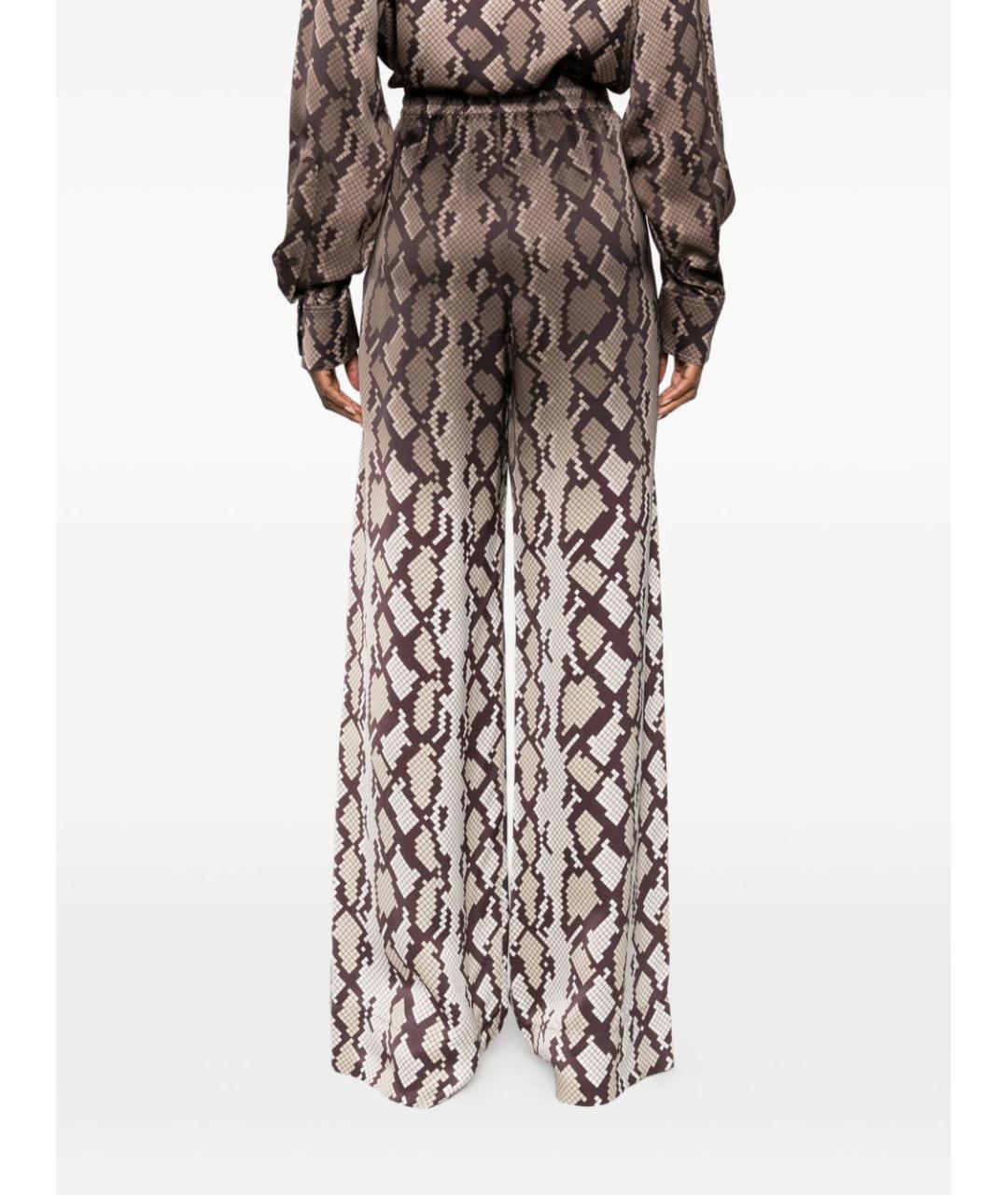 STELLA MCCARTNEY Бежевые вискозные прямые брюки, фото 2
