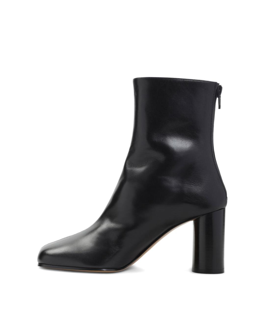 PHOEBE PHILO Черные кожаные ботильоны, фото 3