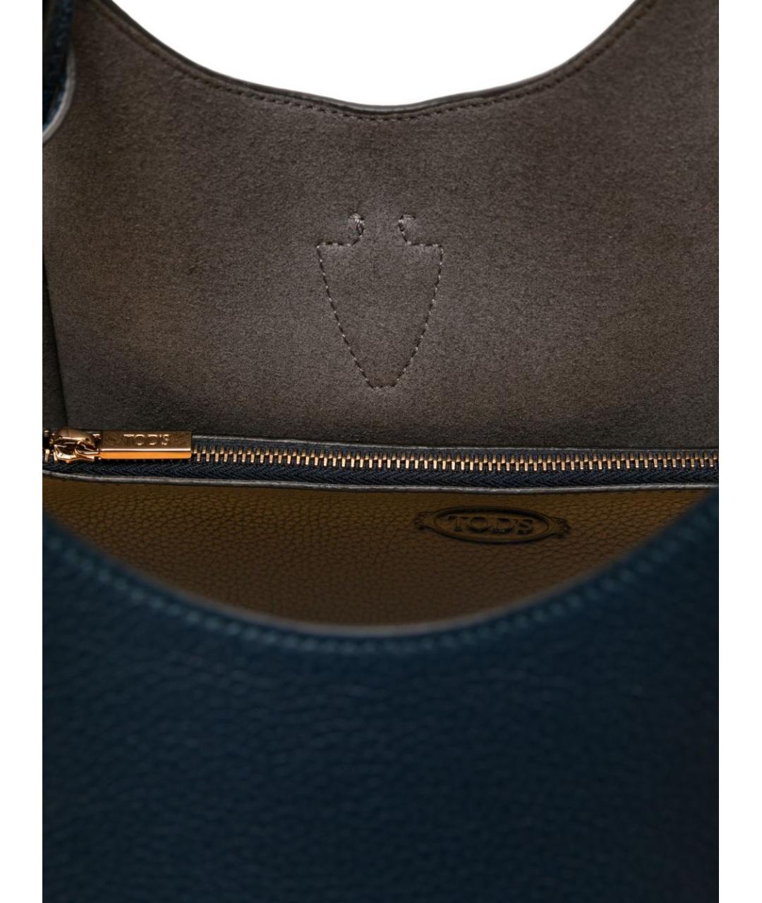 TOD'S Синяя сумка тоут, фото 4