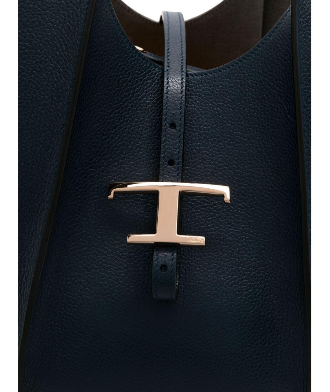 TOD'S Синяя сумка тоут, фото 5