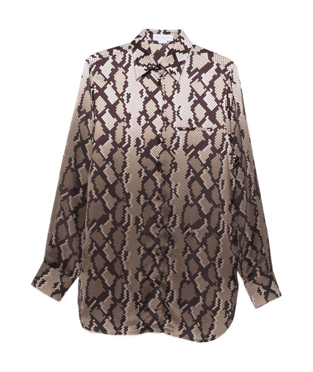 STELLA MCCARTNEY Бежевая вискозная рубашка, фото 1