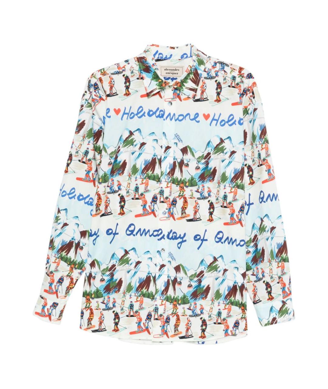 ALESSANDRO ENRIQUEZ Мульти рубашка, фото 1