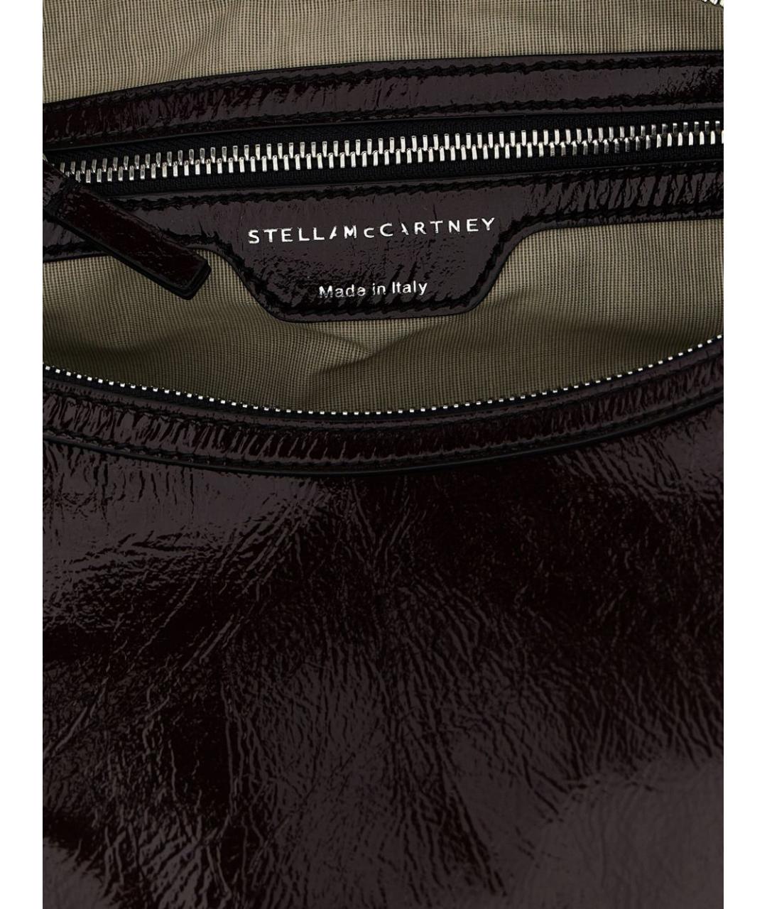 STELLA MCCARTNEY Коричневая сумка через плечо из искусственной кожи, фото 3