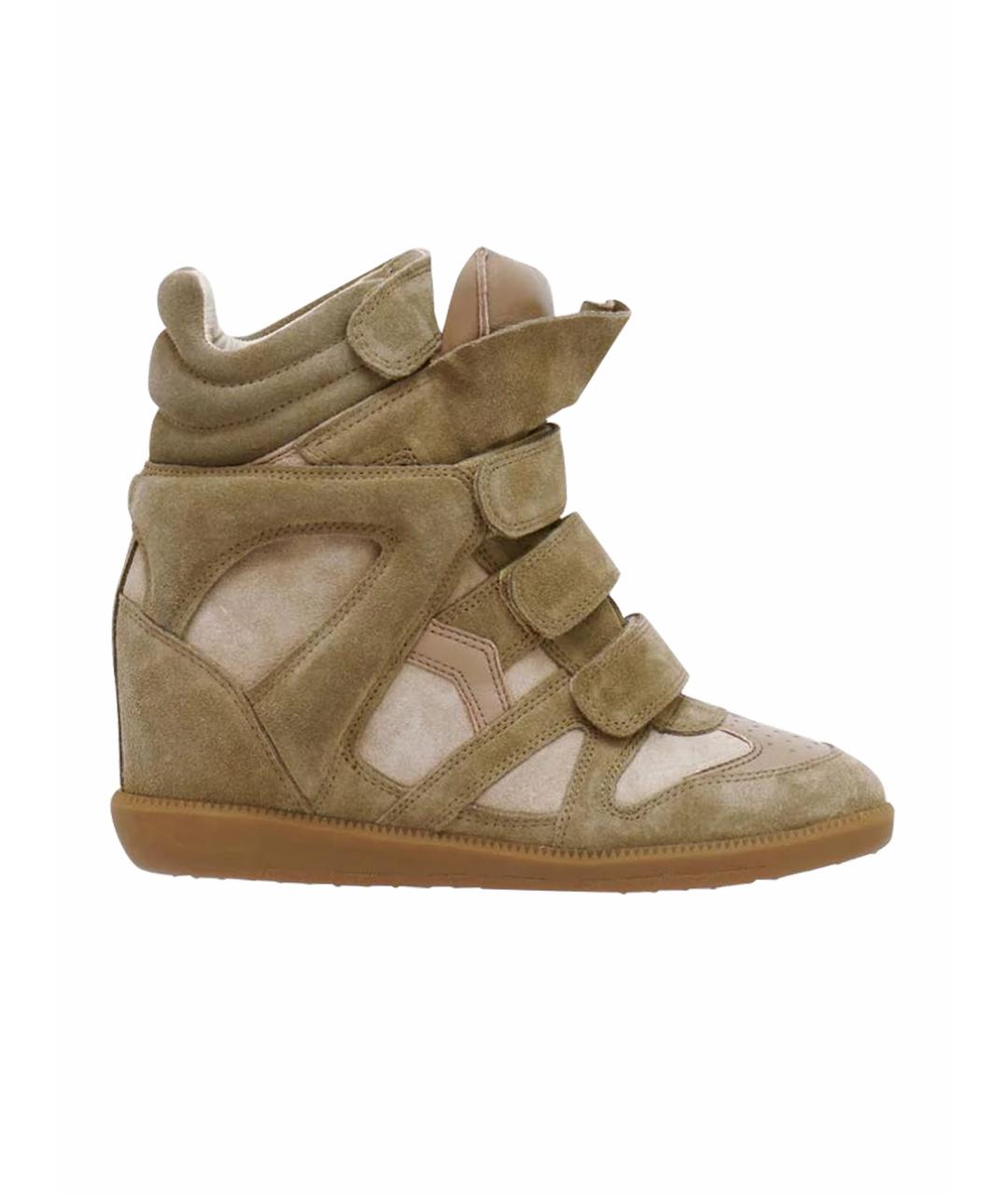 ISABEL MARANT Коричневые замшевые ботильоны, фото 1