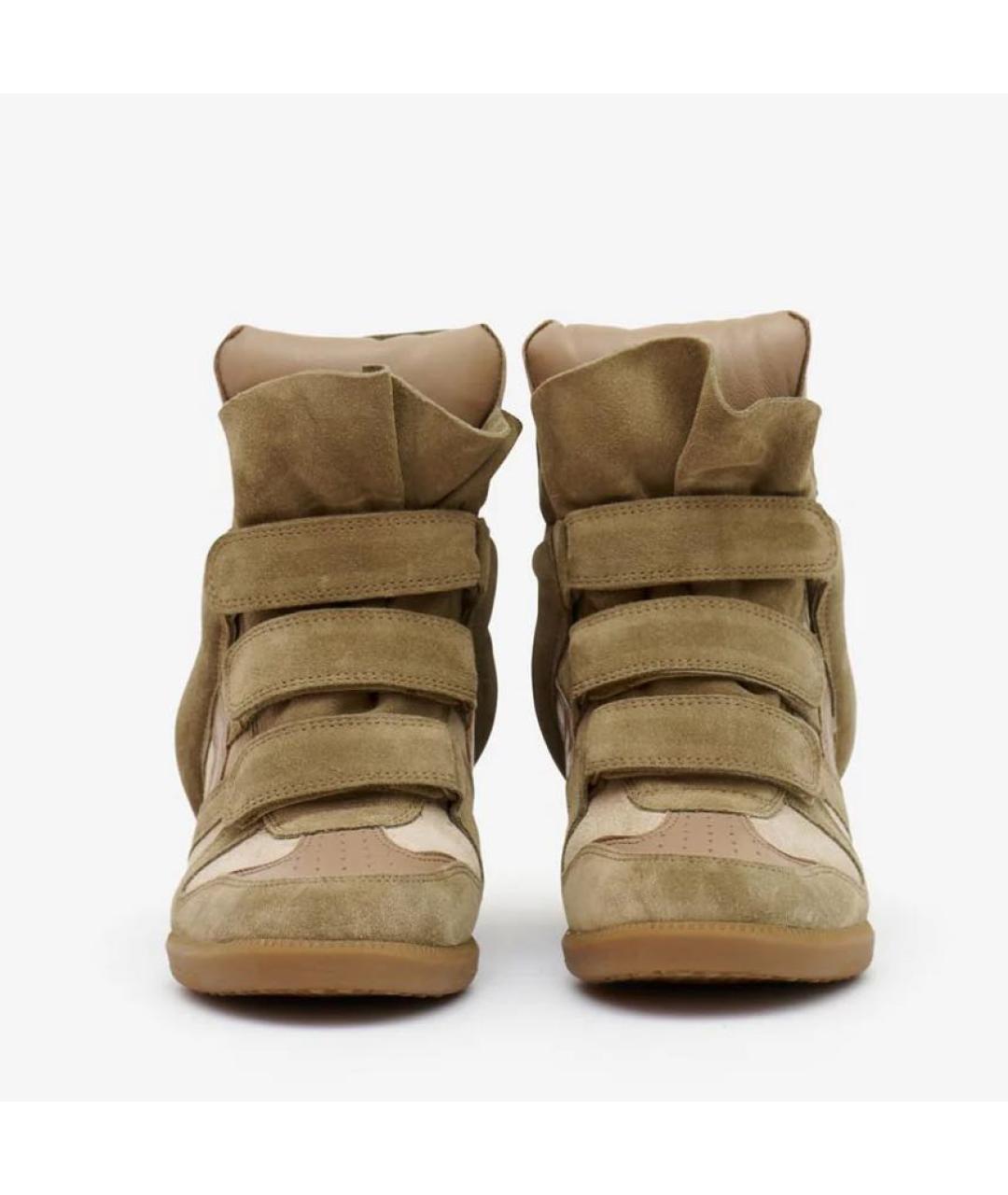 ISABEL MARANT Коричневые замшевые ботильоны, фото 4