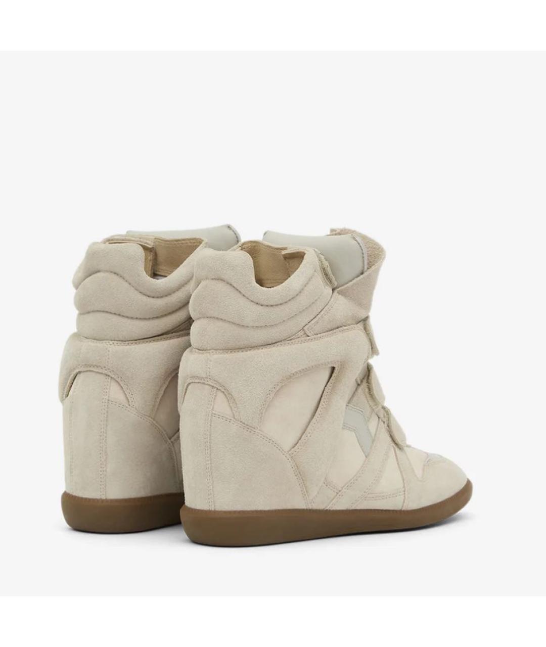 ISABEL MARANT Белые замшевые ботильоны, фото 2