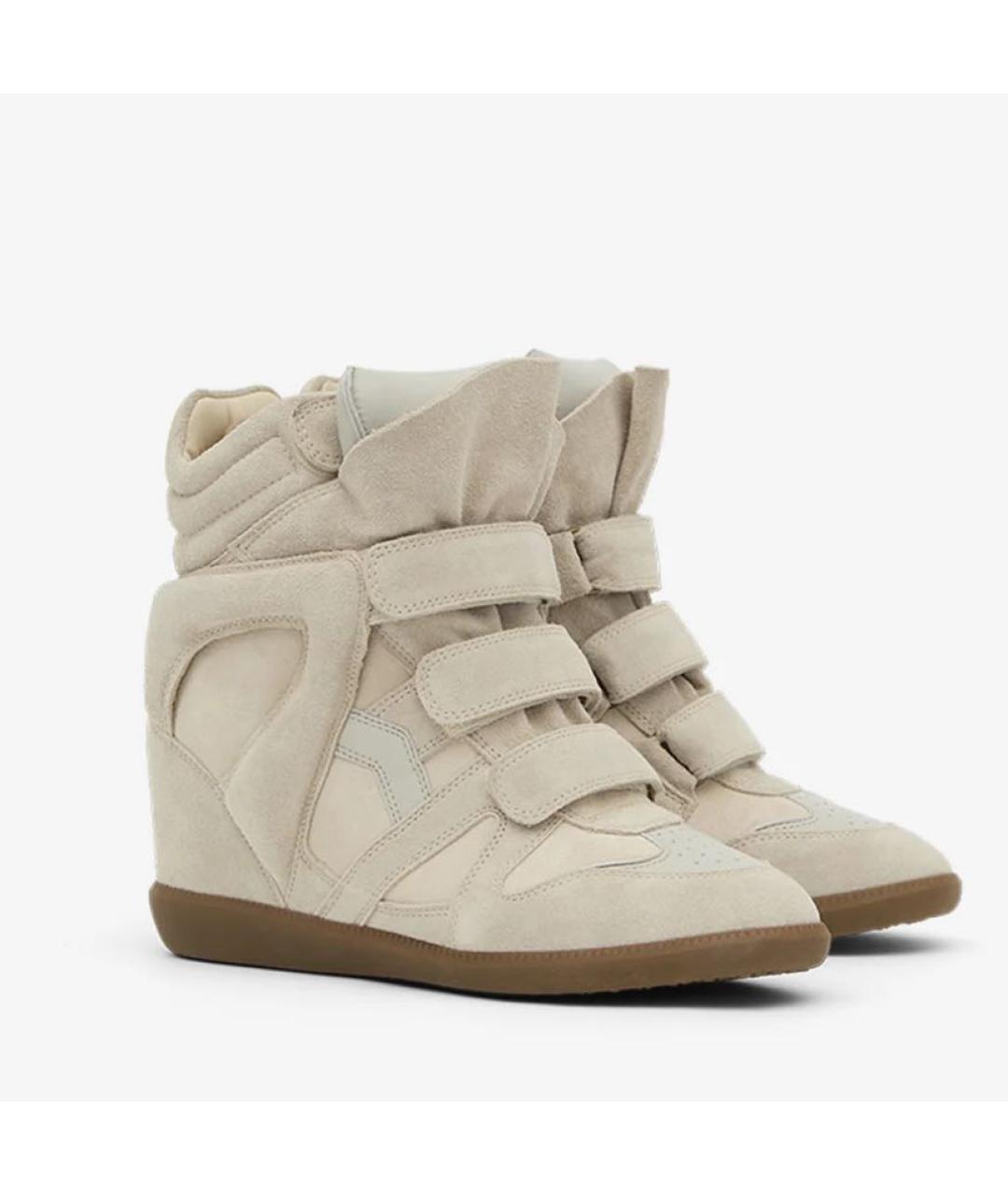 ISABEL MARANT Белые замшевые ботильоны, фото 3