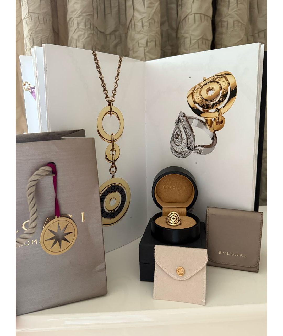 BVLGARI Золотое кольцо из желтого золота, фото 3