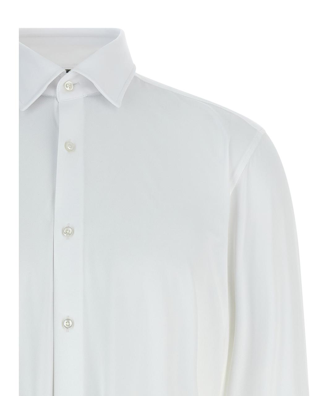 HUGO BOSS Белая кэжуал рубашка, фото 3