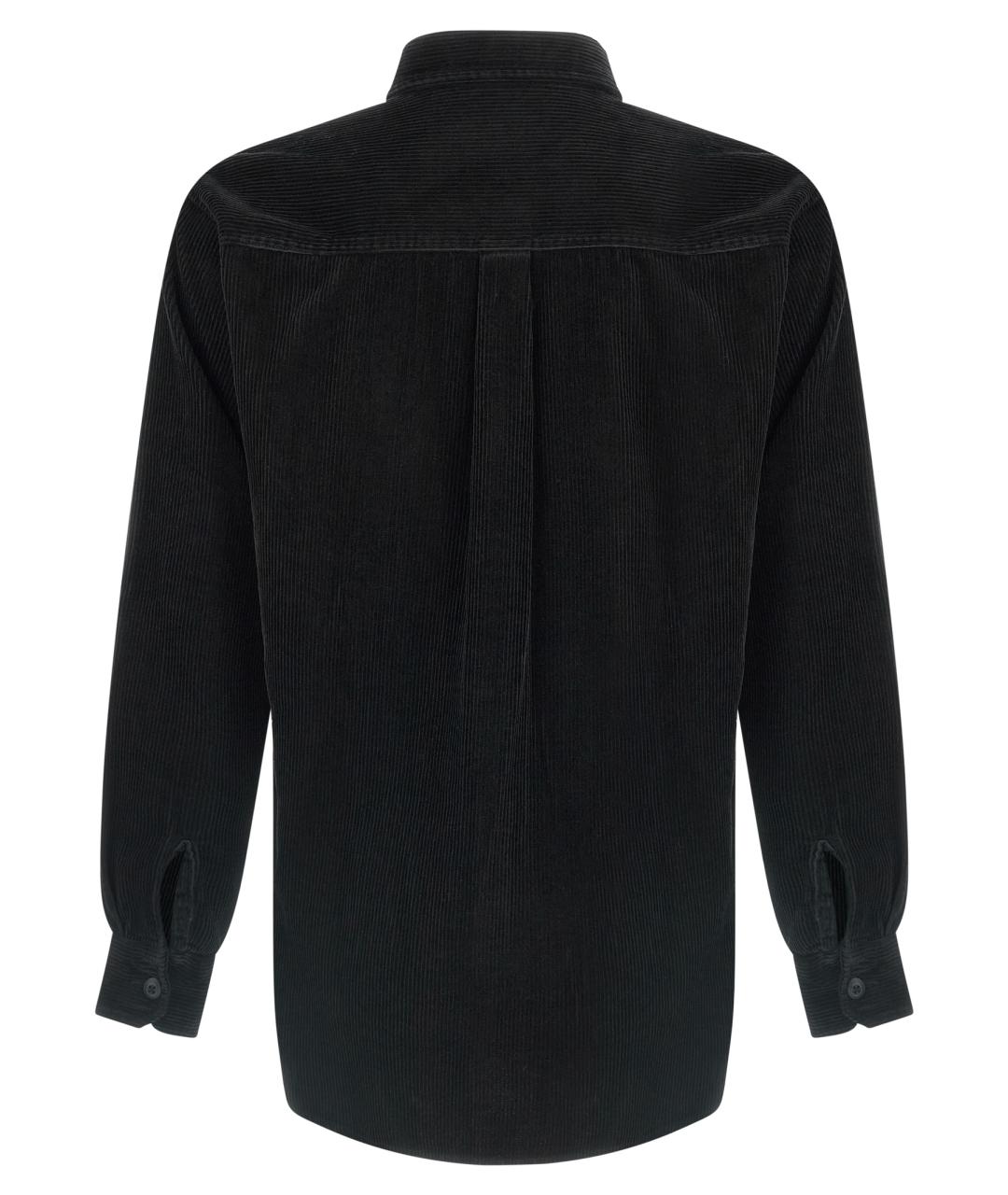 CARHARTT WIP Черная хлопковая кэжуал рубашка, фото 2