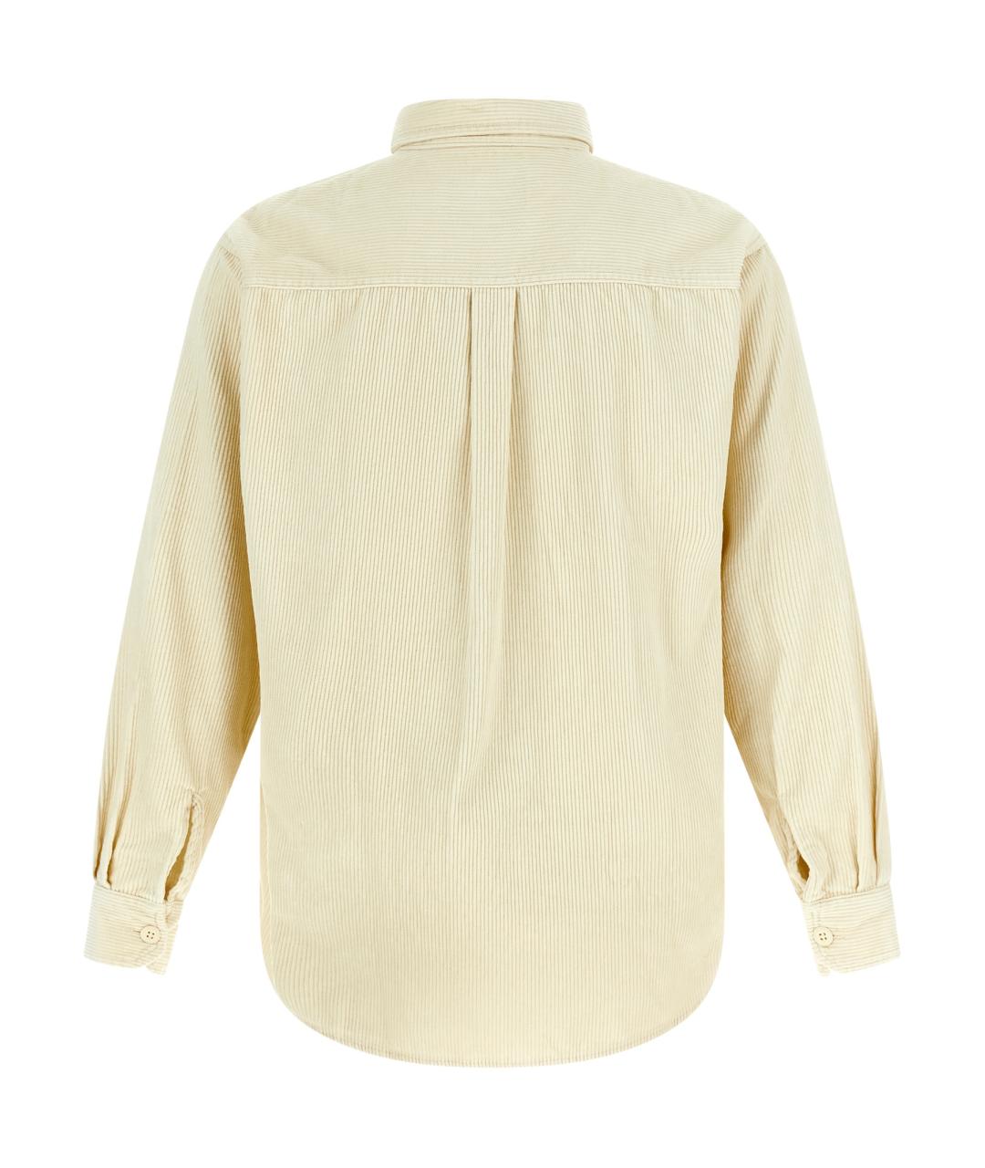 CARHARTT WIP Белая хлопковая кэжуал рубашка, фото 2