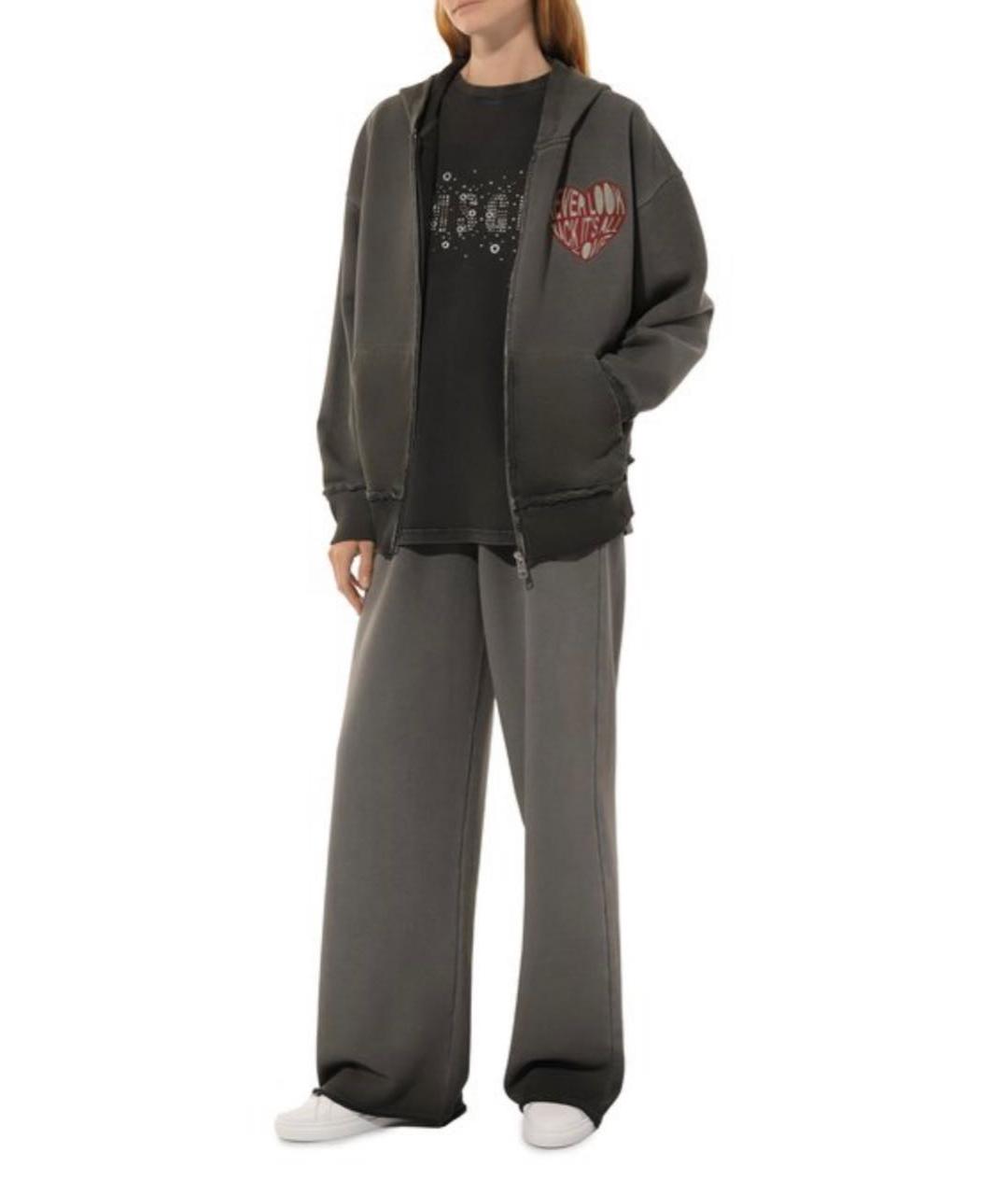 MSGM Серый хлопковый костюм с брюками, фото 8