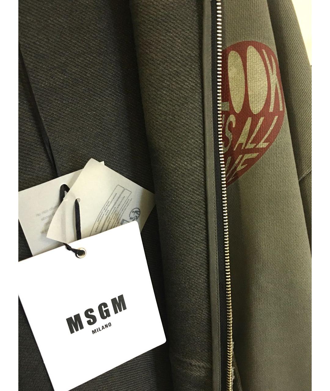 MSGM Серый хлопковый костюм с брюками, фото 5