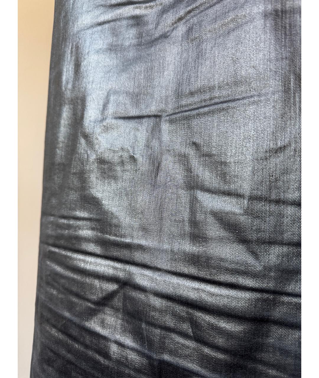 RICK OWENS Черное кожаное коктейльное платье, фото 4
