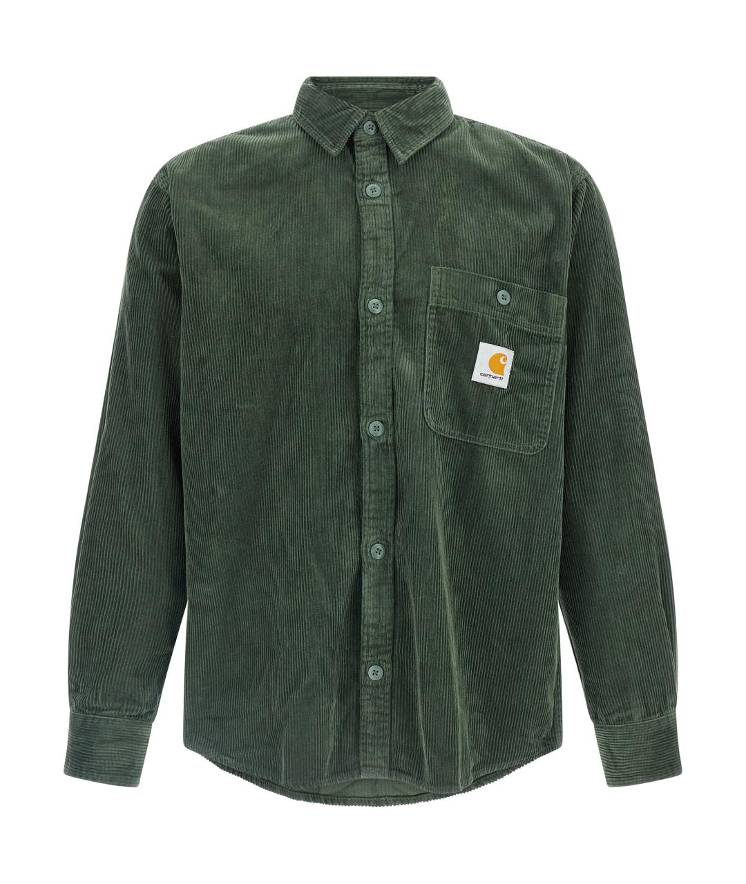 CARHARTT WIP Зеленая хлопковая кэжуал рубашка, фото 1