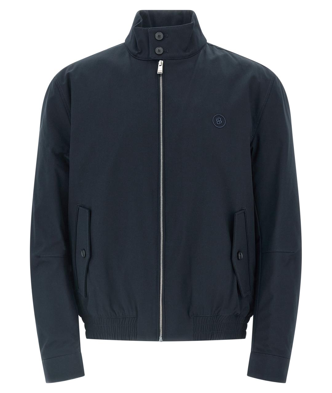 HUGO BOSS Синяя хлопковая куртка, фото 1