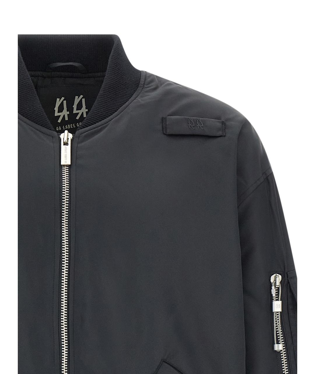 44 LABEL Черная полиамидовая куртка, фото 3
