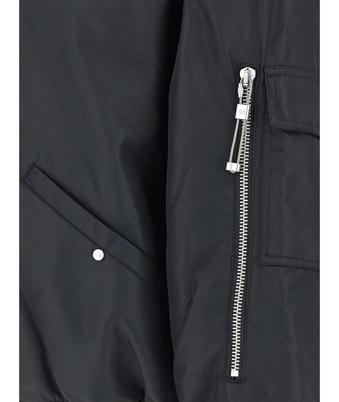 44 LABEL Черная полиамидовая куртка, фото 4