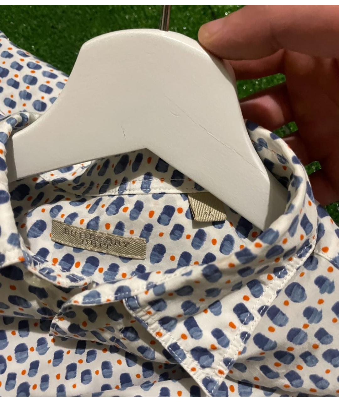 BURBERRY Мульти шелковая классическая рубашка, фото 6