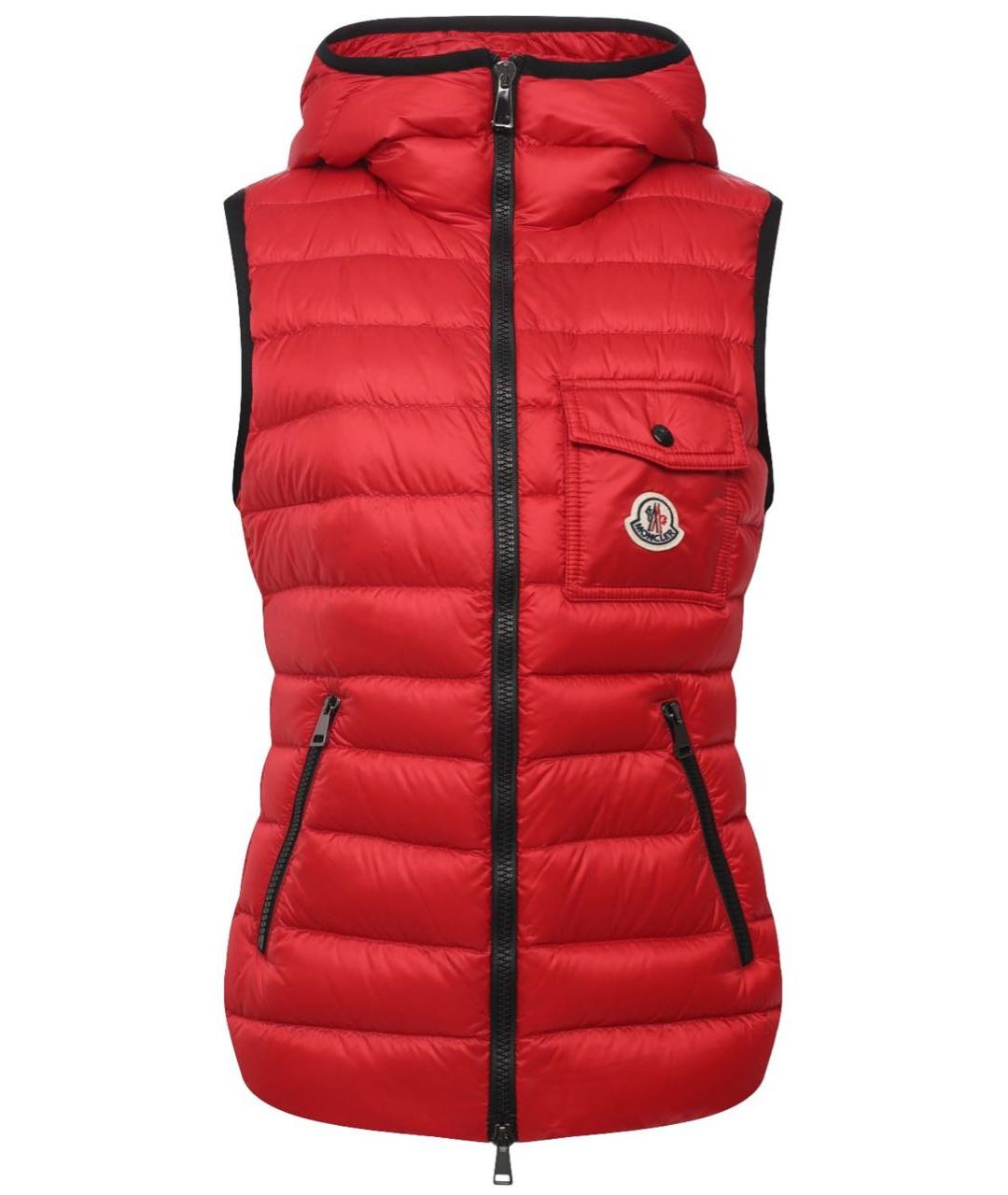 MONCLER Красный жилет, фото 1