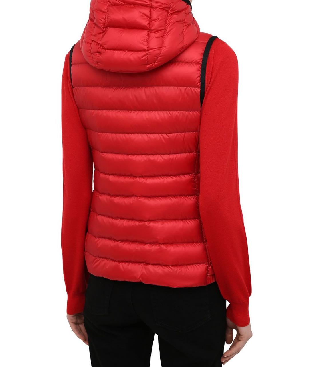 MONCLER Красный жилет, фото 4