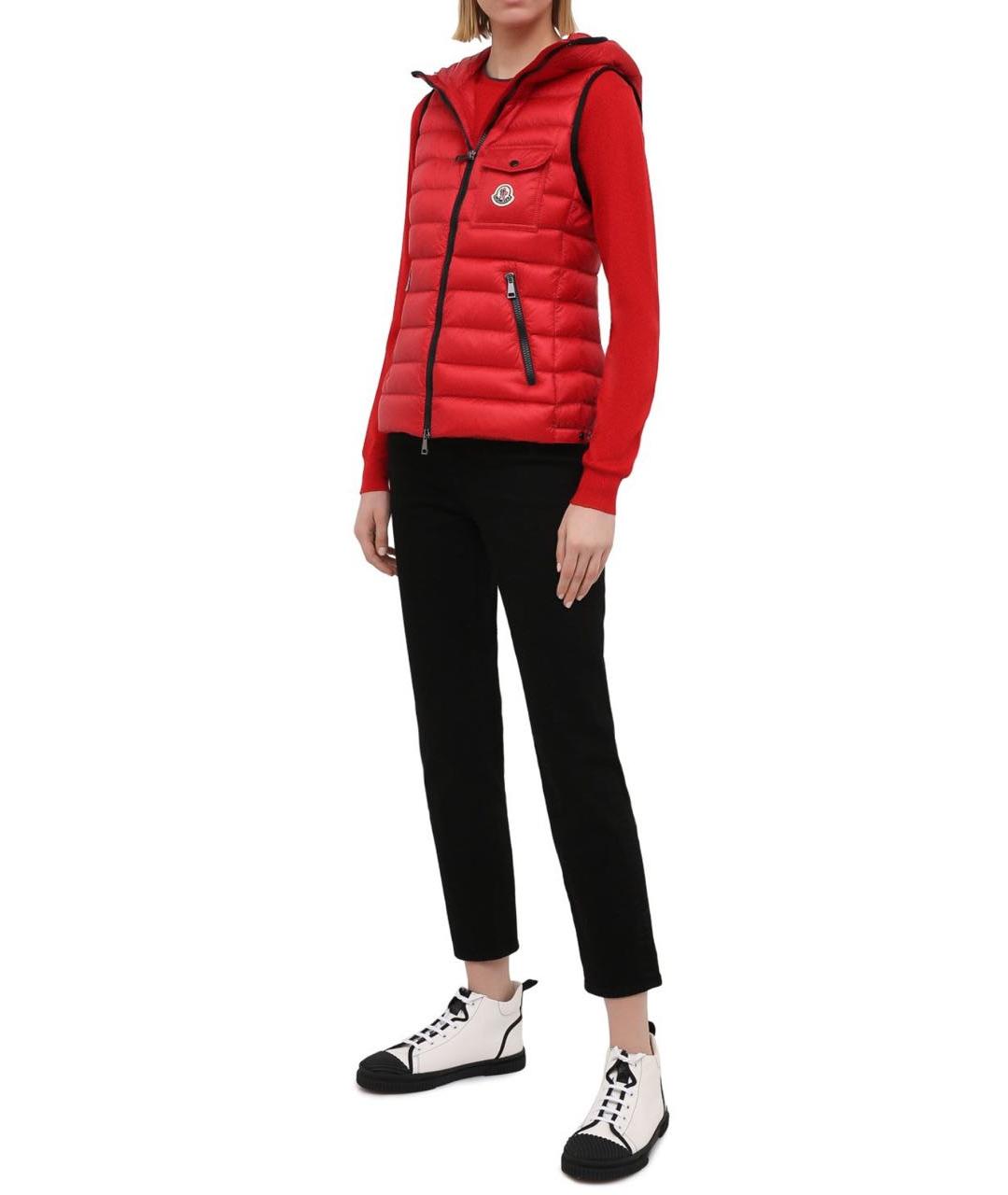 MONCLER Красный жилет, фото 3