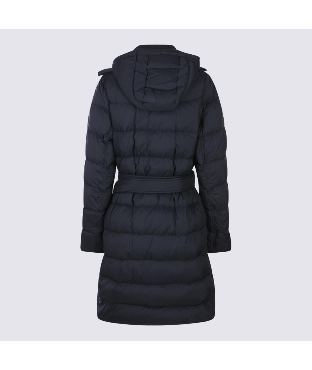 BURBERRY Черное полиамидовое пальто, фото 2