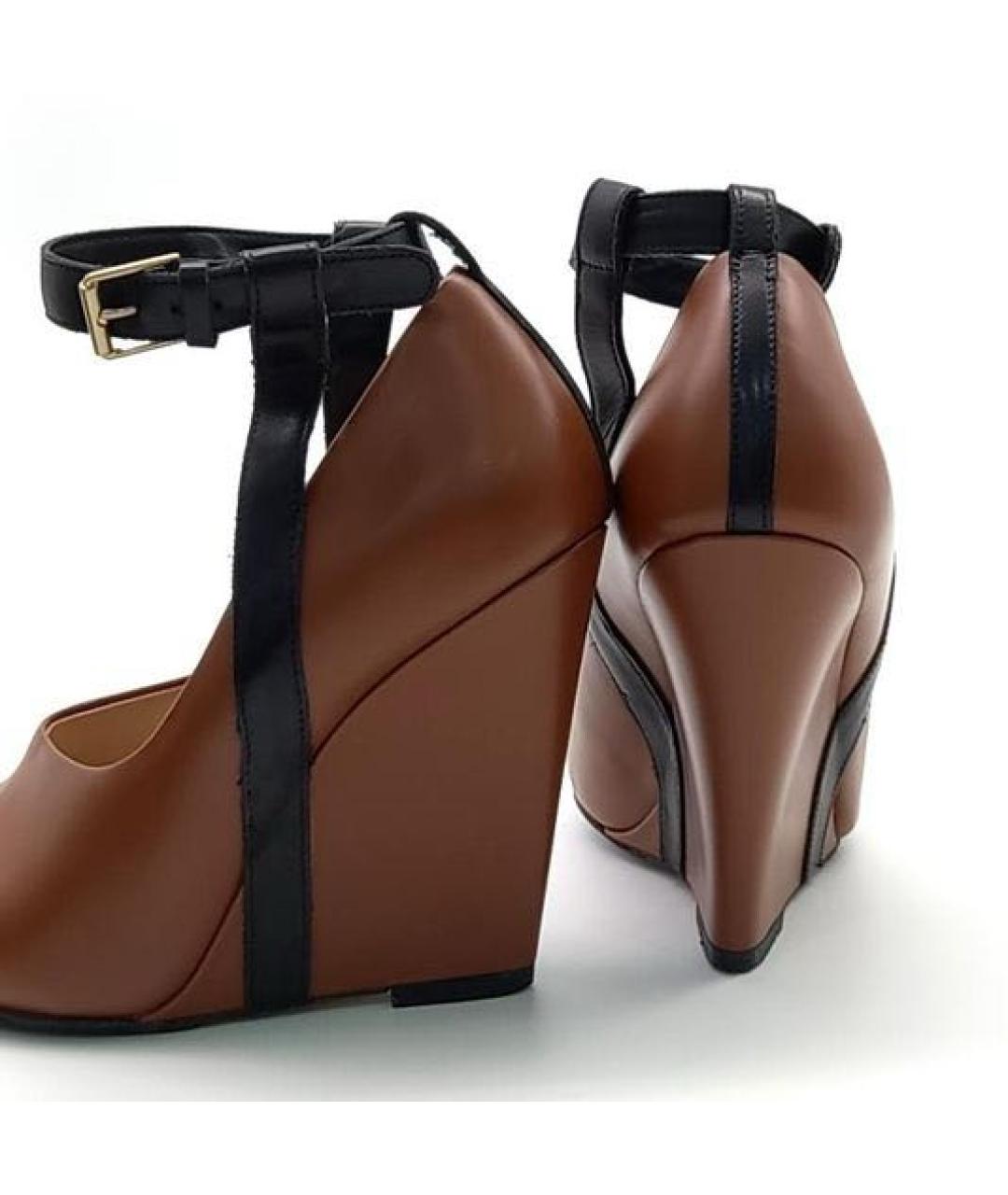 BALLY Коричневые кожаные туфли, фото 4