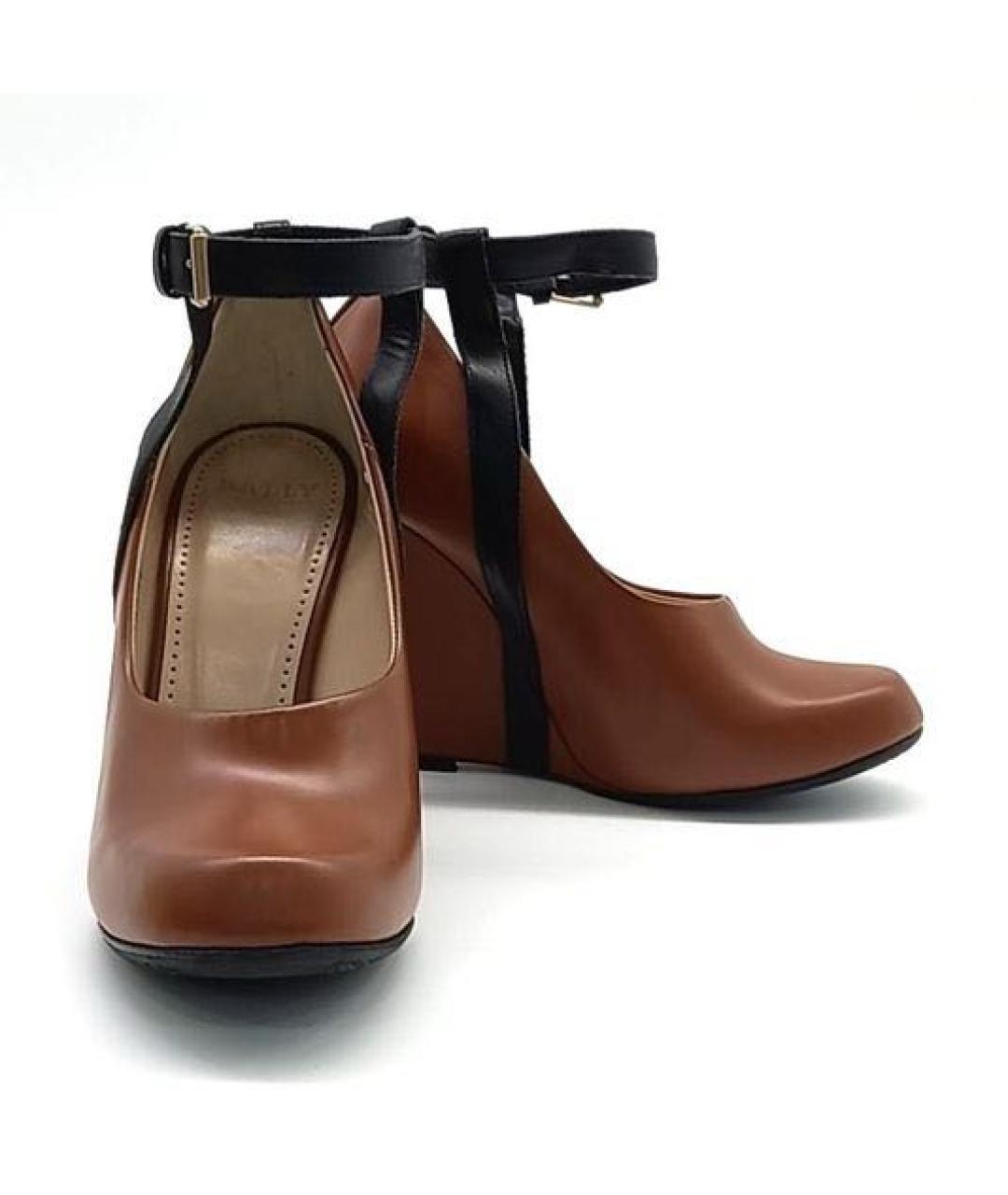 BALLY Коричневые кожаные туфли, фото 3