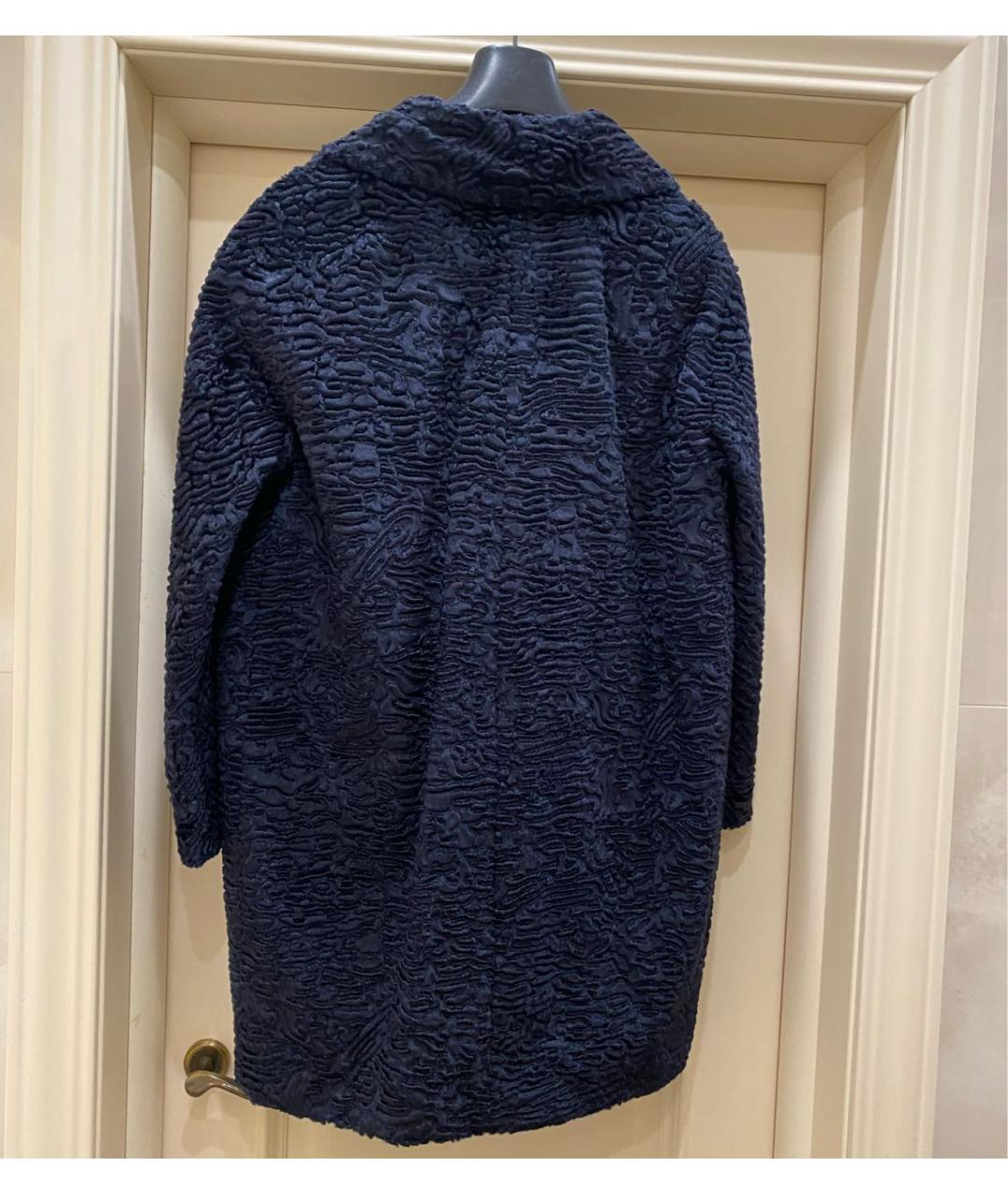 'S MAX MARA Темно-синее шерстяное пальто, фото 2