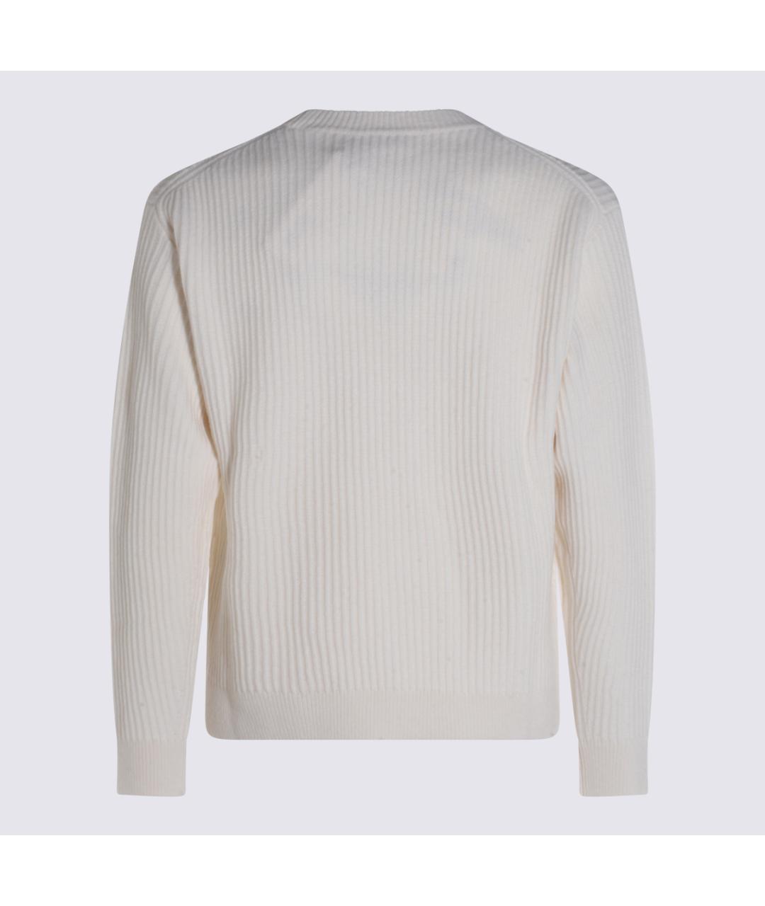 MAISON KITSUNE Бежевый шерстяной джемпер / свитер, фото 2